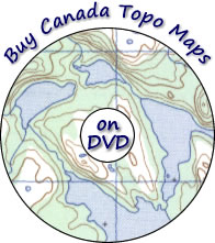 Buy Canada Topographic Maps on DVD