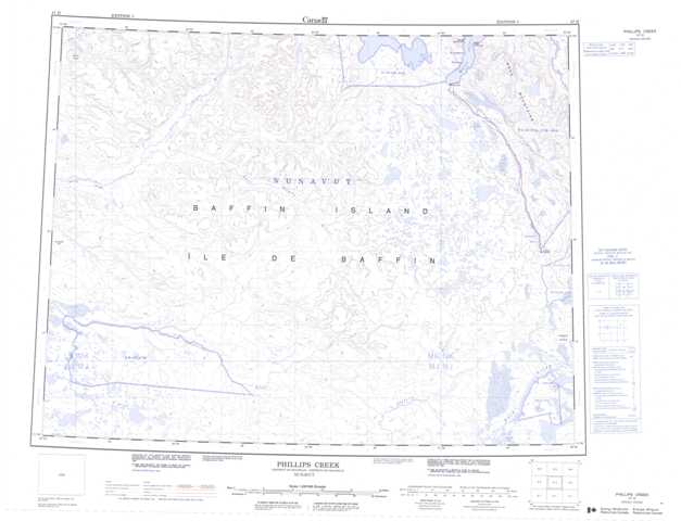 Printable Phillips Creek Topographic Map 047H at 1:250,000 scale