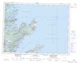 002C BONAVISTA Topographic Map Thumbnail - Terra Nova NTS region