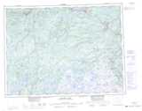 002D Gander Lake Topographic Map Thumbnail 1:250,000 scale