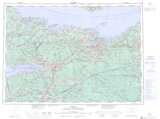 011E Truro Topographic Map Thumbnail 1:250,000 scale