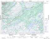 012A RED INDIAN LAKE Printable Topographic Map Thumbnail