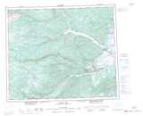 013F GOOSE BAY Printable Topographic Map Thumbnail