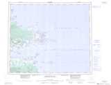 013I GROSWATER BAY Topographic Map Thumbnail - Labrador NTS region