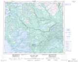013L RED WINE LAKE Topographic Map Thumbnail - Labrador NTS region
