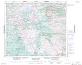 013M MISTASTIN LAKE Printable Topographic Map Thumbnail
