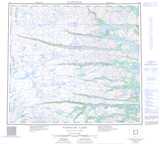 014D Tasisuak Lake Topographic Map Thumbnail 1:250,000 scale