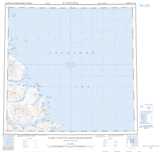 014M CAPE WHITE HANDKERCHIEF Topographic Map Thumbnail - Labrador North NTS region