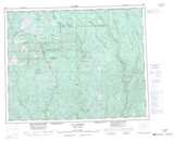 022O LAC FOUQUET Printable Topographic Map Thumbnail