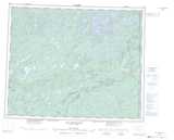 023D Lac Naococane Topographic Map Thumbnail 1:250,000 scale