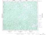 023F Lac Bermen Topographic Map Thumbnail 1:250,000 scale