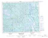 023G SHABOGAMO LAKE Topographic Map Thumbnail - Central Lakes NTS region