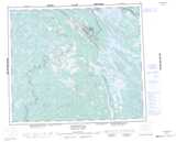 023J Schefferville Topographic Map Thumbnail 1:250,000 scale