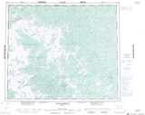 023K Caniapiscau Topographic Map Thumbnail 1:250,000 scale