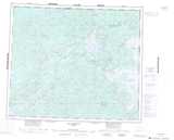 023L Lac Hurault Topographic Map Thumbnail 1:250,000 scale