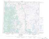 024A Lac Brisson Topographic Map Thumbnail 1:250,000 scale