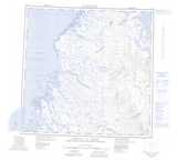 024P POINTE LE DROIT Topographic Map Thumbnail - Ungava Bay NTS region