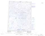 026M TREDGOLD LAKE Printable Topographic Map Thumbnail