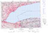 030M TORONTO Topographic Map Thumbnail - Lake Ontario NTS region