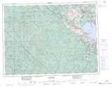 032A Roberval Topographic Map Thumbnail 1:250,000 scale