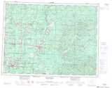 032C Senneterre Topographic Map Thumbnail 1:250,000 scale