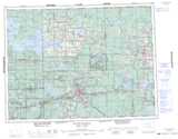032D ROUYN-NORANDA Topographic Map Thumbnail - Reservoirs NTS region