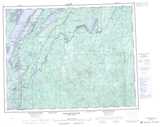 032I BAIE ABATAGOUCHE Topographic Map Thumbnail - Reservoirs NTS region
