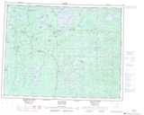 032K Lac Evans Topographic Map Thumbnail 1:250,000 scale