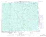 032L RIVIERE HARRICANA Topographic Map Thumbnail - Reservoirs NTS region