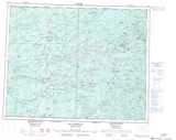 032N Lac Nemiscau Topographic Map Thumbnail 1:250,000 scale