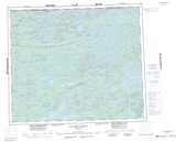 033I LAC MISTANUKAW Printable Topographic Map Thumbnail