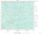 033J LAC KINGLET Printable Topographic Map Thumbnail
