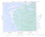 033L Pointe Louis-Xiv Topographic Map Thumbnail 1:250,000 scale