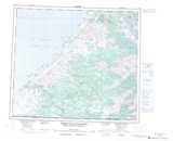033N Poste-De-La-Baleine Topographic Map Thumbnail 1:250,000 scale