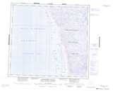 034F Broughton Island Topographic Map Thumbnail 1:250,000 scale