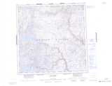 035A LAC KLOTZ Printable Topographic Map Thumbnail