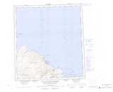 035I CAP DE NOUVELLE-FRANCE Topographic Map Thumbnail - Hudson Strait NTS region