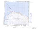 035K CAP WOLSTENHOLME (SAINT-LOUIS) Printable Topographic Map Thumbnail