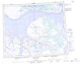 038B POND INLET Printable Topographic Map Thumbnail