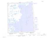 039C TALBOT INLET Printable Topographic Map Thumbnail