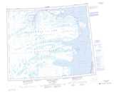 039F EKBLAW GLACIER Printable Topographic Map Thumbnail