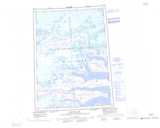039G SAWYER BAY Printable Topographic Map Thumbnail