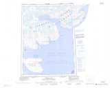 039H DOBBIN BAY Printable Topographic Map Thumbnail