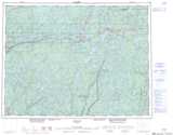 042E Longlac Topographic Map Thumbnail 1:250,000 scale