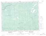 042K KENOGAMI RIVER Printable Topographic Map Thumbnail