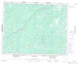 042O GHOST RIVER Topographic Map Thumbnail - Canoe Country NTS region
