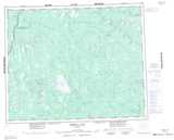 043C Missisa Lake Topographic Map Thumbnail 1:250,000 scale