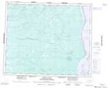 043G EKWAN RIVER Printable Topographic Map Thumbnail