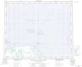 043H Akimiski Island North Topographic Map Thumbnail 1:250,000 scale
