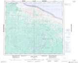 043M Fort Severn Topographic Map Thumbnail 1:250,000 scale